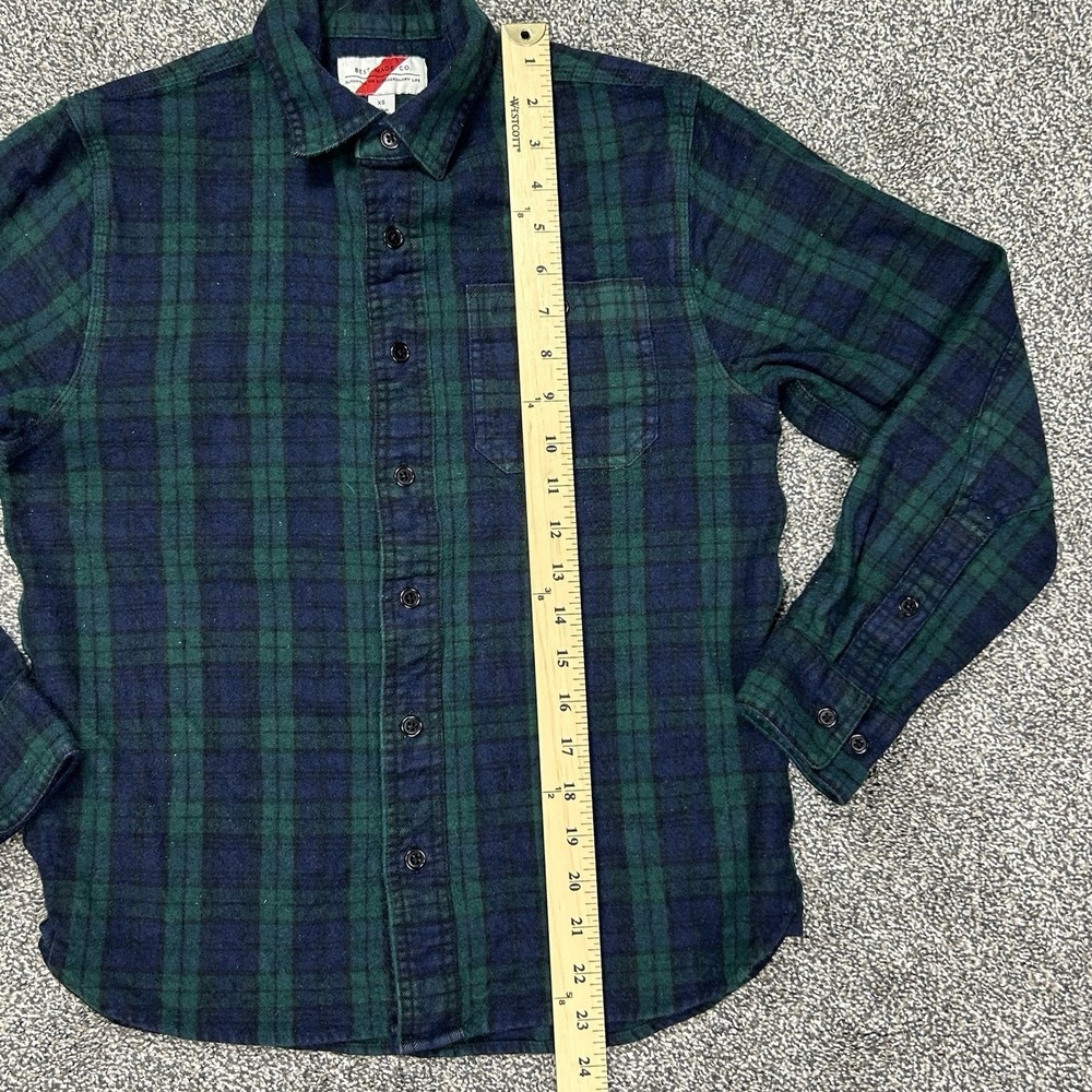 Best Made Company Co. Wool Blend Portuguese Button Up Long Sleeve Shirt Mens XS - Picture 12 of 14